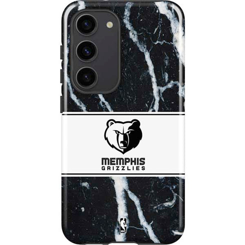 NBA Memphis Grizzlies Marble Galaxy S23 Pro Case
