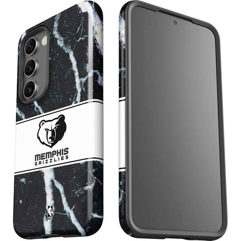 NBA Memphis Grizzlies Marble Galaxy S23 Pro Case