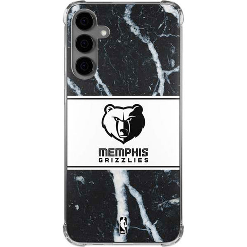 NBA Memphis Grizzlies Marble Galaxy S24 Plus Clear Case