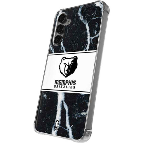 NBA Memphis Grizzlies Marble Galaxy S24 Plus Clear Case