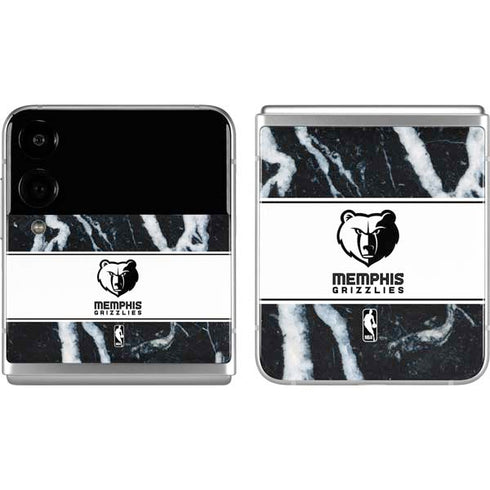 NBA Memphis Grizzlies Marble Galaxy Z Flip4 5G Skin