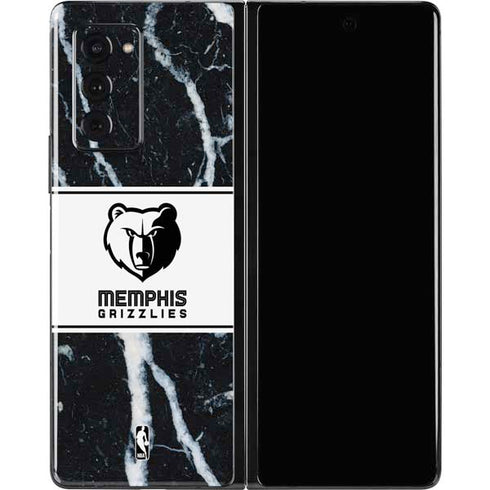 NBA Memphis Grizzlies Marble Galaxy Z Fold2 5G Skin
