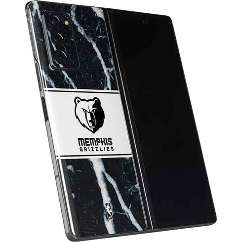NBA Memphis Grizzlies Marble Galaxy Z Fold2 5G Skin