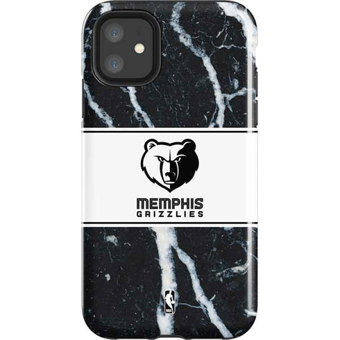 NBA Memphis Grizzlies Marble iPhone 11 Impact Case
