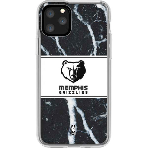 NBA Memphis Grizzlies Marble iPhone 11 Pro Clear Case