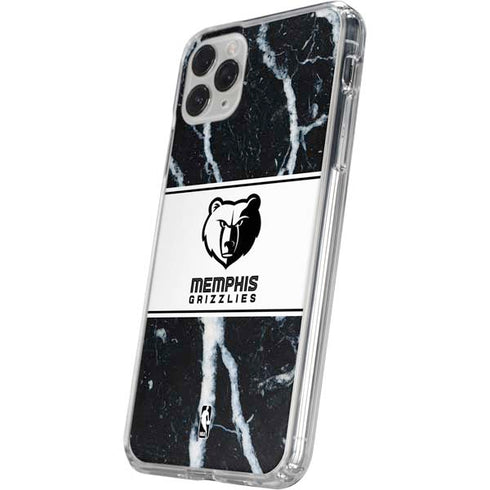 NBA Memphis Grizzlies Marble iPhone 11 Pro Clear Case