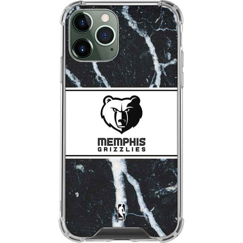 NBA Memphis Grizzlies Marble iPhone 11 Pro Max Clear Case
