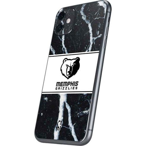 NBA Memphis Grizzlies Marble iPhone 11 Skin