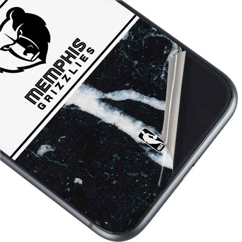 NBA Memphis Grizzlies Marble iPhone 11 Skin