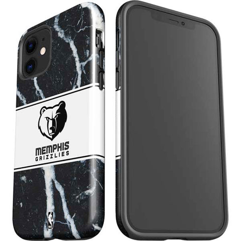 NBA Memphis Grizzlies Marble iPhone 12 Impact Case