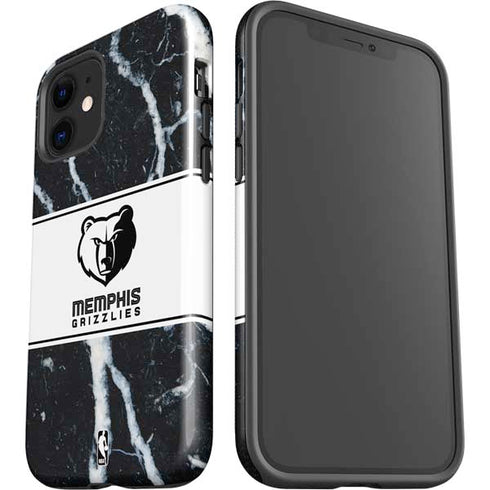 NBA Memphis Grizzlies Marble iPhone 12 Mini Impact Case