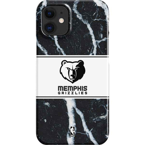 NBA Memphis Grizzlies Marble iPhone 12 Mini Lite Case