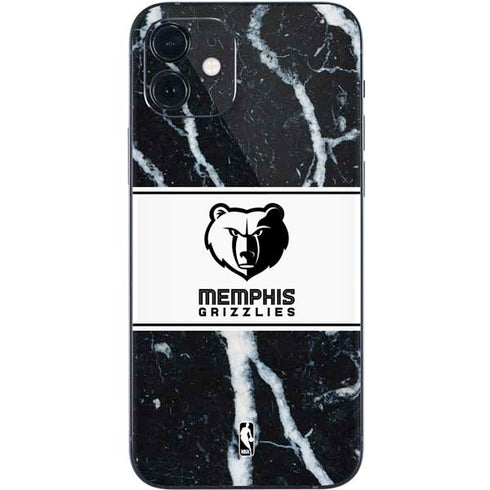 NBA Memphis Grizzlies Marble iPhone 12 Mini Skin