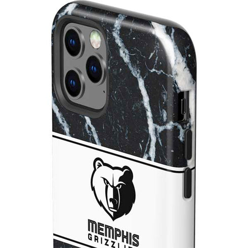 NBA Memphis Grizzlies Marble iPhone 12 Pro Impact Case