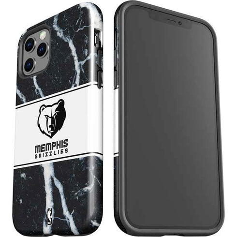 NBA Memphis Grizzlies Marble iPhone 12 Pro Max Impact Case