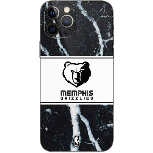 NBA Memphis Grizzlies Marble iPhone 12 Pro Skin