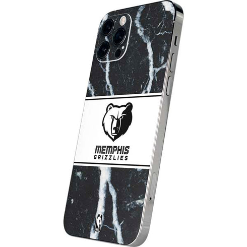 NBA Memphis Grizzlies Marble iPhone 12 Pro Skin