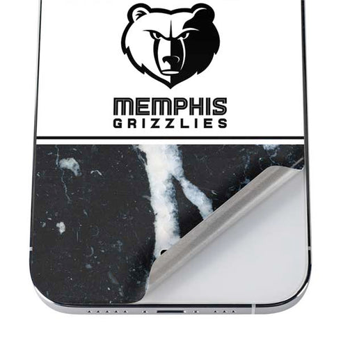 NBA Memphis Grizzlies Marble iPhone 12 Pro Skin
