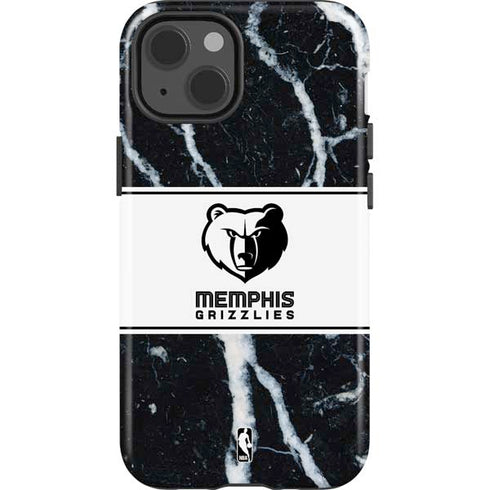 NBA Memphis Grizzlies Marble iPhone 13 Impact Case