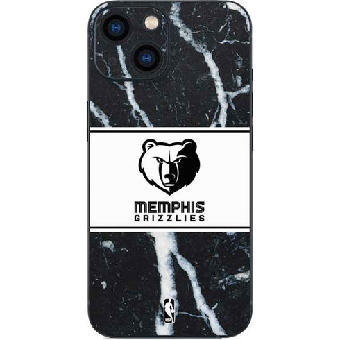 NBA Memphis Grizzlies Marble iPhone 13 Mini Skin