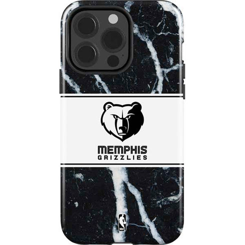 NBA Memphis Grizzlies Marble iPhone 13 Pro Impact Case