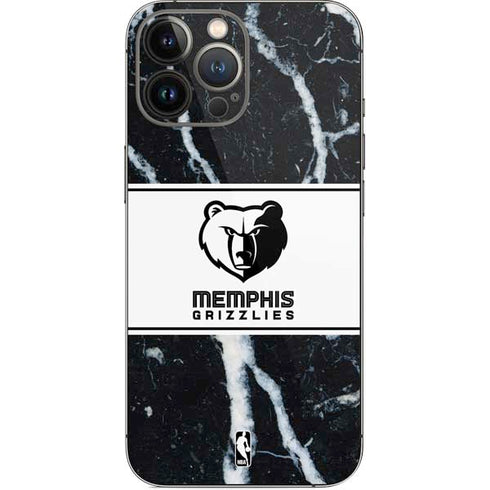 NBA Memphis Grizzlies Marble iPhone 13 Pro Max Skin