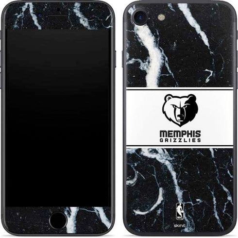 NBA Memphis Grizzlies Marble iPhone 8 Skin