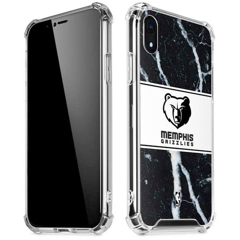 NBA Memphis Grizzlies Marble iPhone XR Clear Case