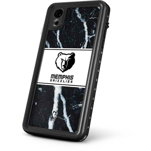 NBA Memphis Grizzlies Marble iPhone XR Waterproof Case