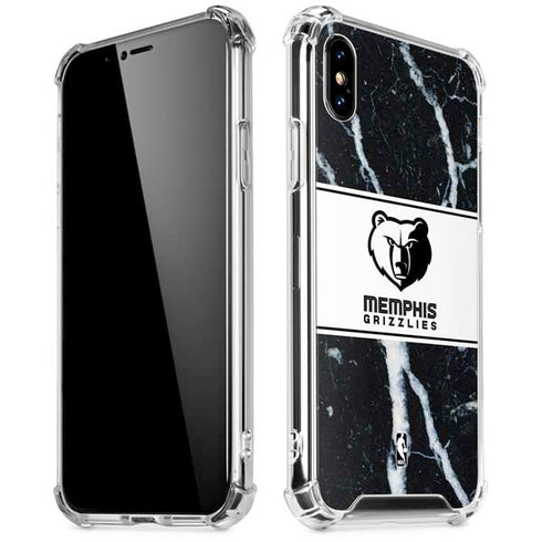 NBA Memphis Grizzlies Marble iPhone XS Max Clear Case