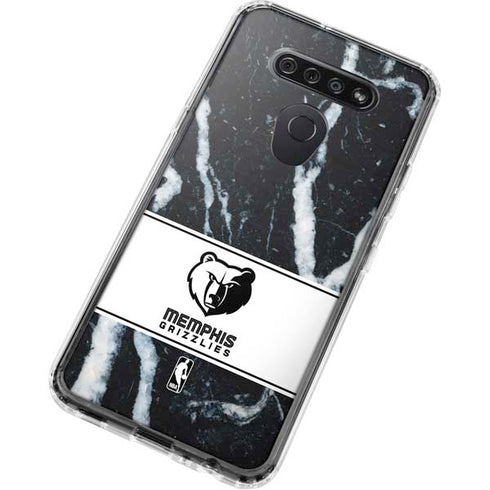 NBA Memphis Grizzlies Marble LG K51/Q51 Clear Case