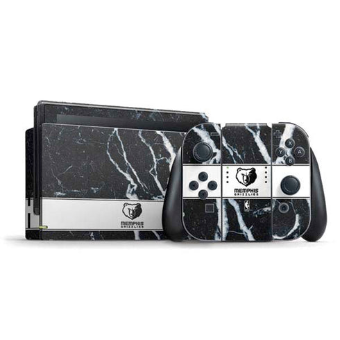 NBA Memphis Grizzlies Marble Nintendo Switch Bundle Skin