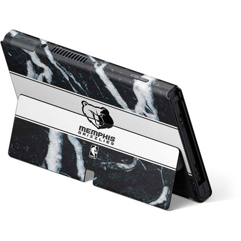 NBA Memphis Grizzlies Marble Nintendo Switch OLED (2021) Skin