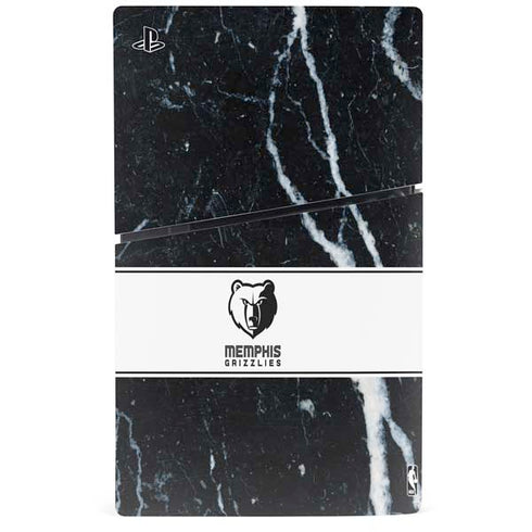 NBA Memphis Grizzlies Marble PS5 Slim Disk Bundle Skin