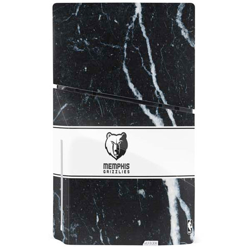 NBA Memphis Grizzlies Marble PS5 Slim Disk Bundle Skin