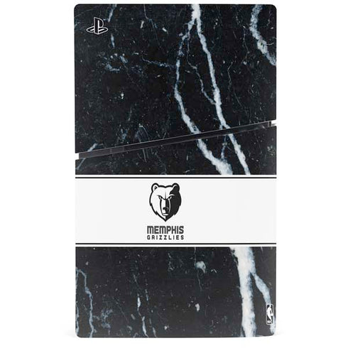 NBA Memphis Grizzlies Marble PS5 Slim Digital Edition Bundle Skin