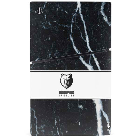 NBA Memphis Grizzlies Marble PS5 Slim Digital Edition Console Skin