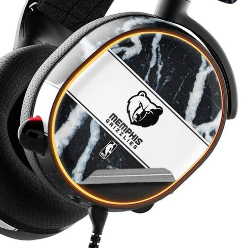 NBA Memphis Grizzlies Marble SteelSeries Arctis 3 Skin