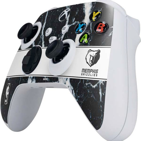 NBA Memphis Grizzlies Marble Xbox Series S Controller Skin