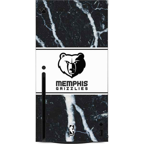 NBA Memphis Grizzlies Marble Xbox Series X Console Skin