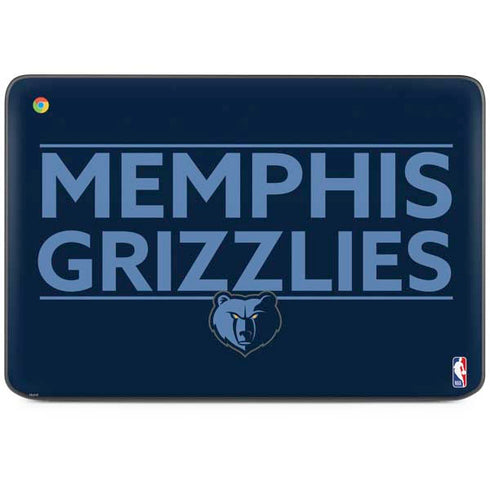 NBA Memphis Grizzlies Standard - Blue HP Chromebook Skin