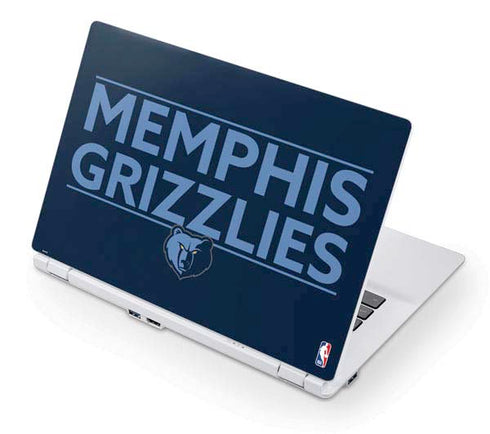 NBA Memphis Grizzlies Standard -  Blue Acer Chromebook Skin