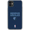 NBA Memphis Grizzlies Standard - Blue iPhone 11 Clear Case