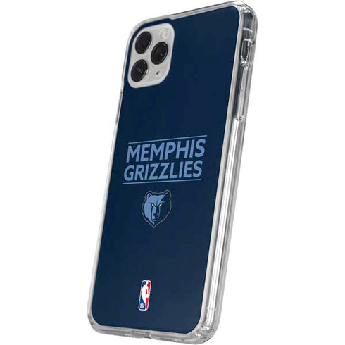 NBA Memphis Grizzlies Standard - Blue iPhone 11 Pro Clear Case