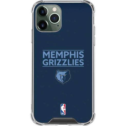 NBA Memphis Grizzlies Standard - Blue iPhone 11 Pro Max Clear Case