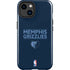 NBA Memphis Grizzlies Standard - Blue iPhone 15 Plus Impact Case