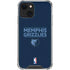 NBA Memphis Grizzlies Standard - Blue iPhone 15 Plus Clear Case