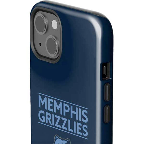 NBA Memphis Grizzlies Standard - Blue iPhone 15 Impact Case