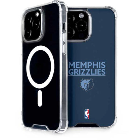 NBA Memphis Grizzlies Standard - Blue iPhone 15 Pro Max MagSafe Case