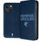 NBA Memphis Grizzlies Standard - Blue iPhone 15 Plus Folio Case